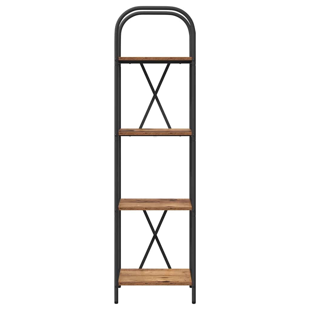 Raft pentru cărți Lemn vechi 40 x 30 x 146 cm Lemn compozit