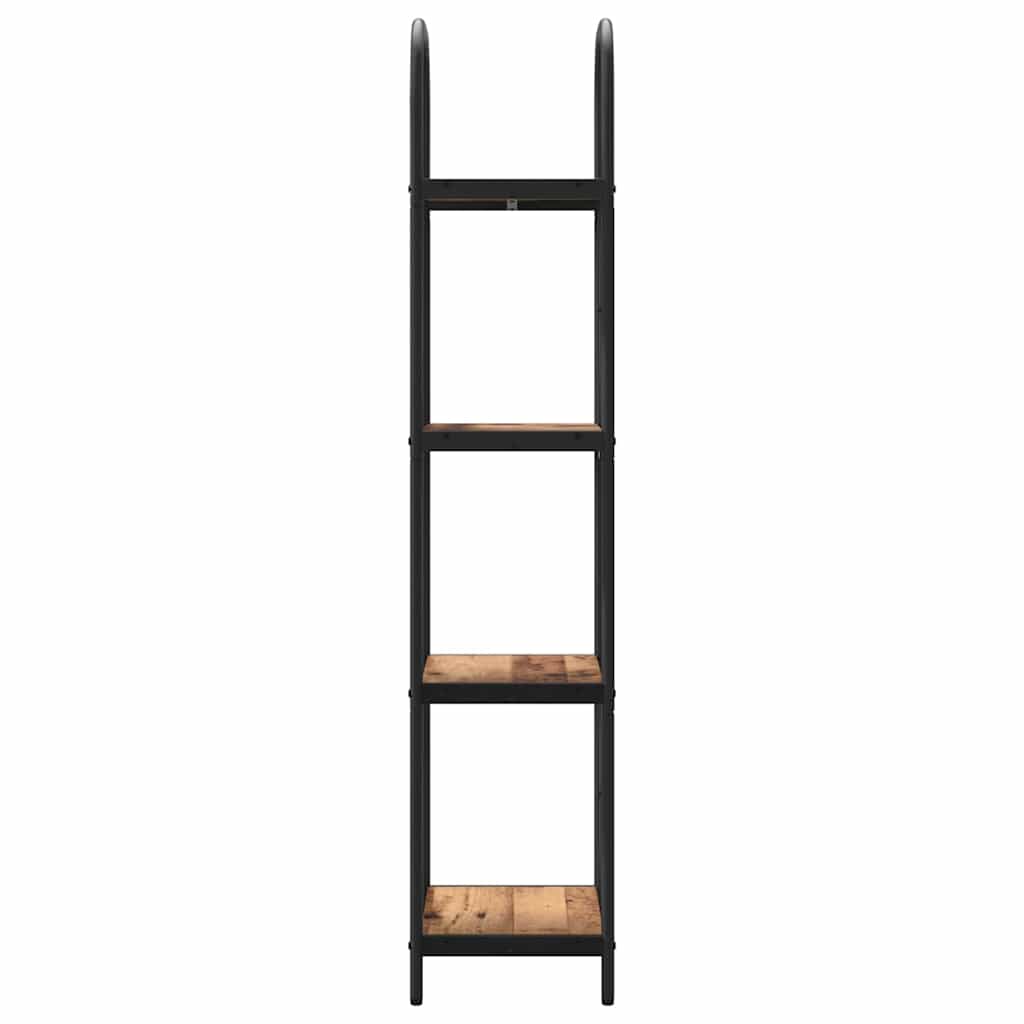 Raft pentru cărți Lemn vechi 40 x 30 x 146 cm Lemn compozit