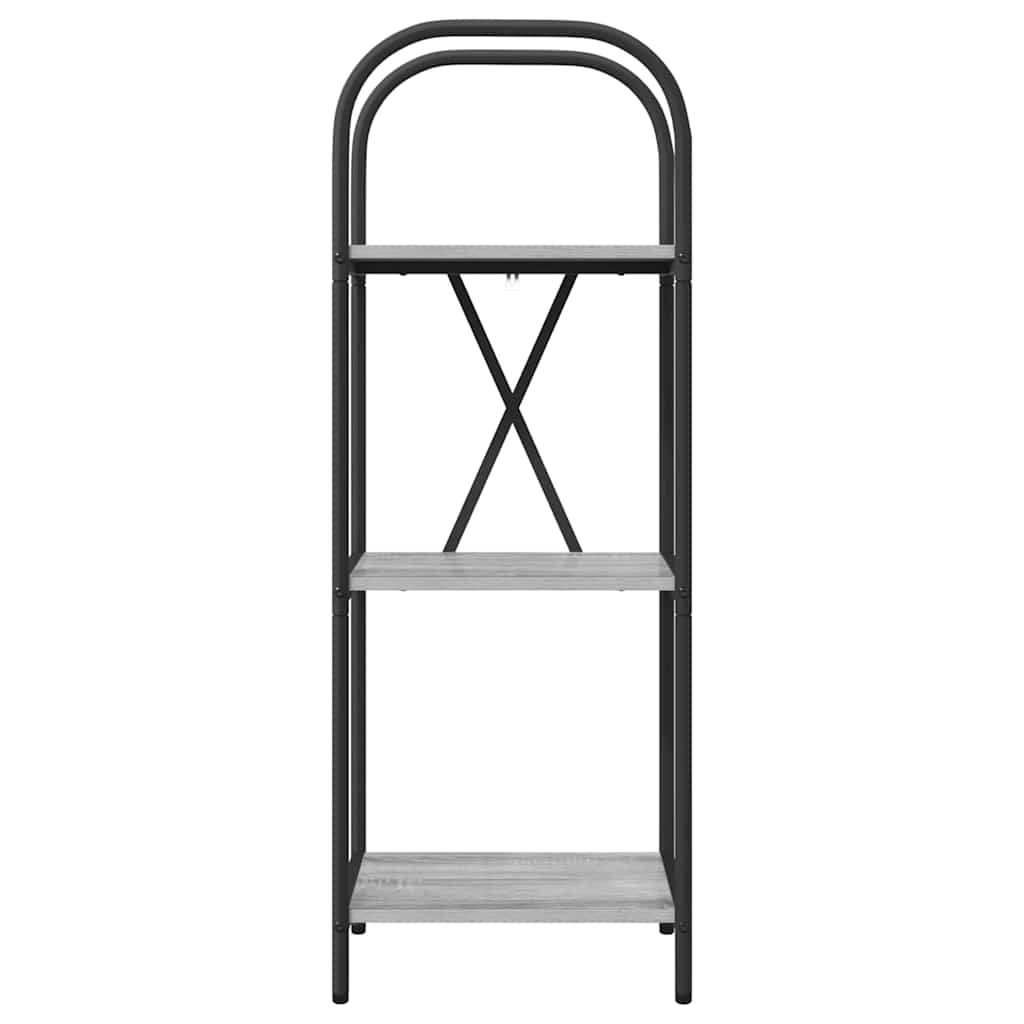 Raft pentru cărți sonoma gri 40 x 30 x 109 cm Lemn compozit