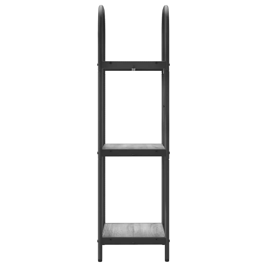 Raft pentru cărți sonoma gri 40 x 30 x 109 cm Lemn compozit
