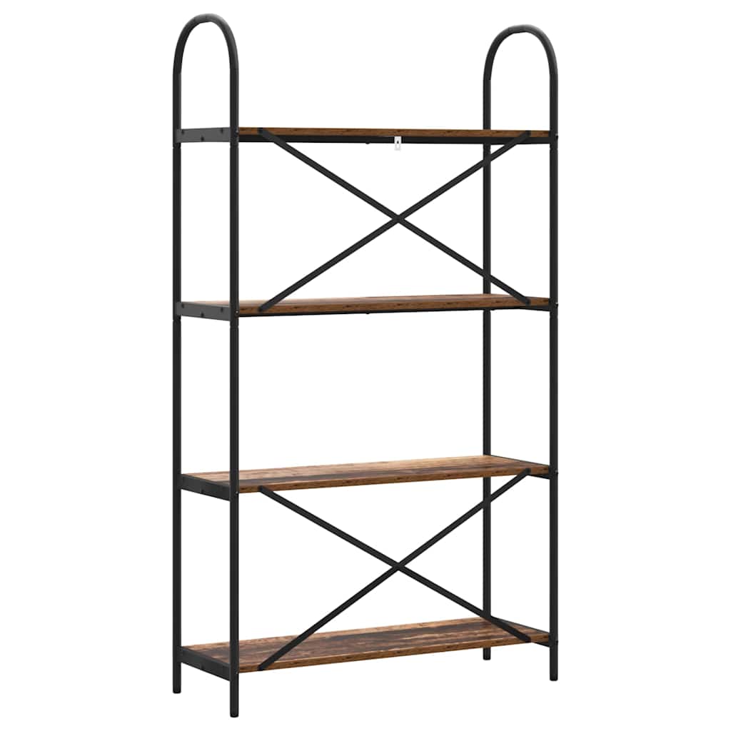 Raft pentru cărți Lemn vechi 80 x 30 x 146 cm Lemn compozit