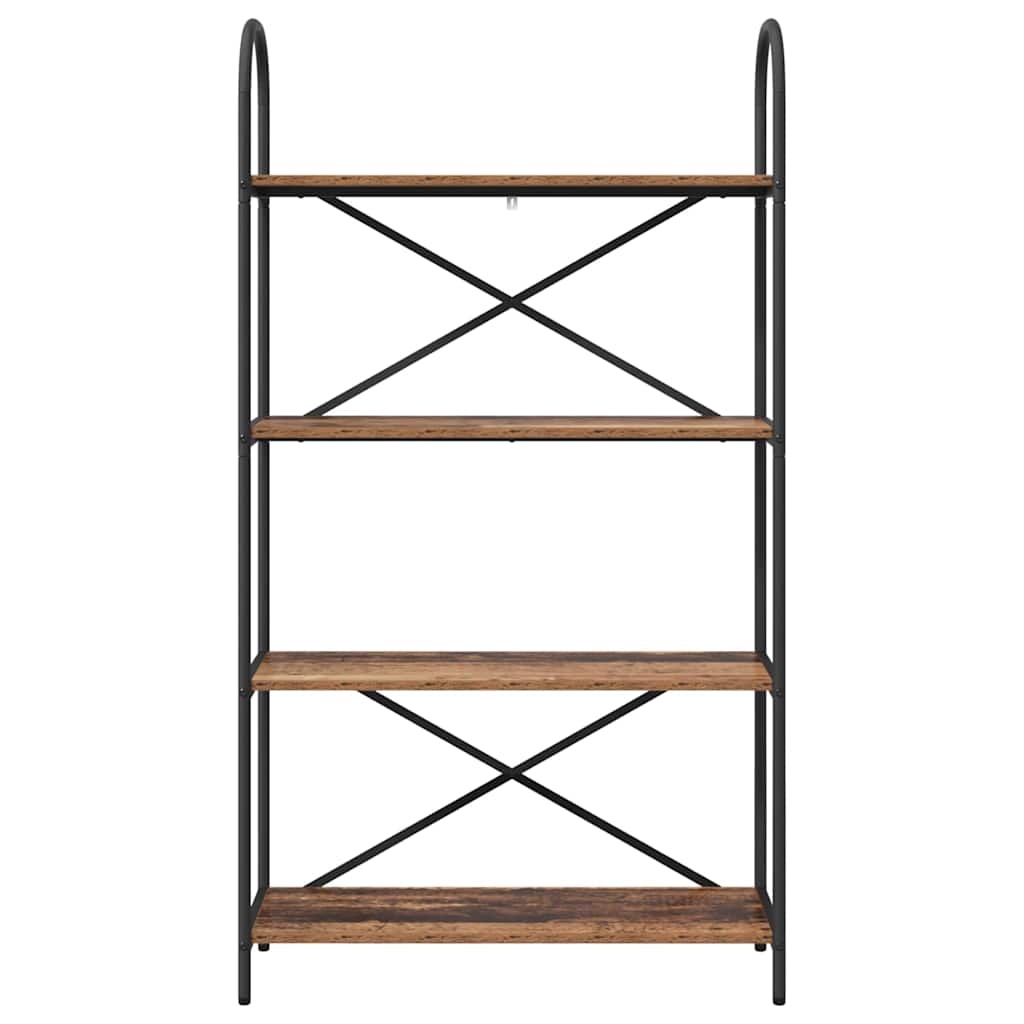 Raft pentru cărți Lemn vechi 80 x 30 x 146 cm Lemn compozit