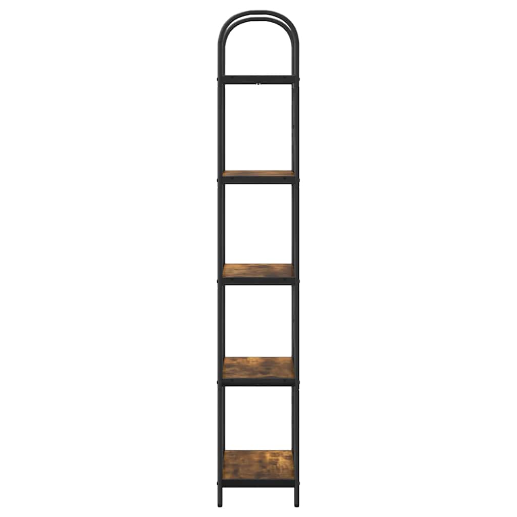 Raft pentru cărți Stejar afumat 60 x 30 x 183 cm Lemn compozit