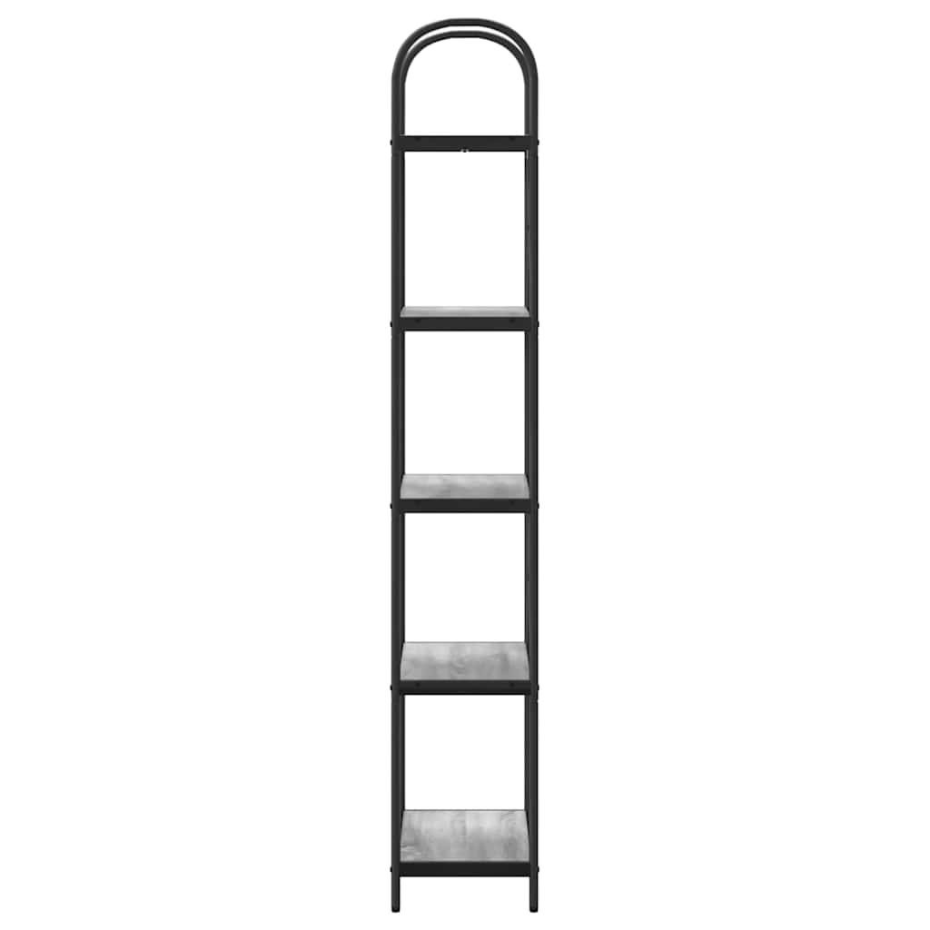 Raft pentru cărți sonoma gri 60 x 30 x 183 cm Lemn compozit