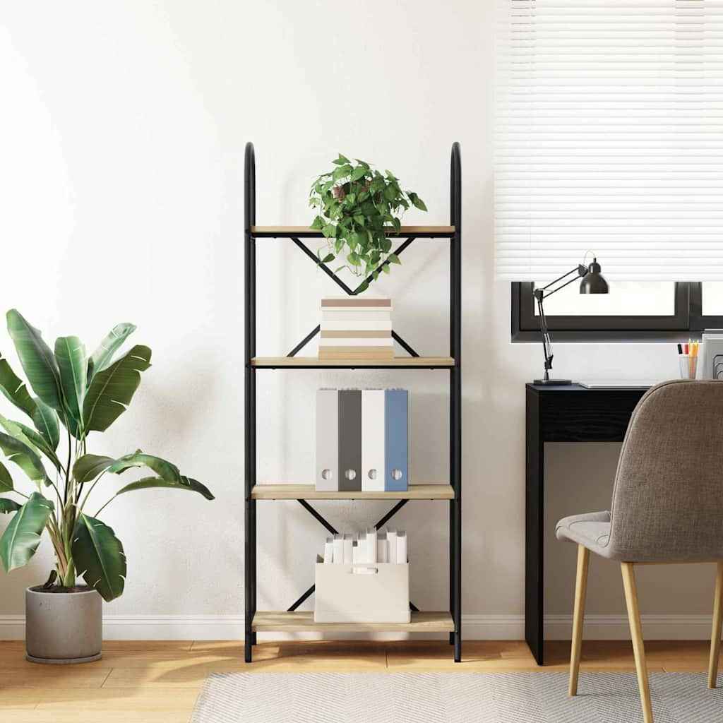 Raft pentru cărți Stejar sonoma 60 x 30 x 146 cm Lemn compozit