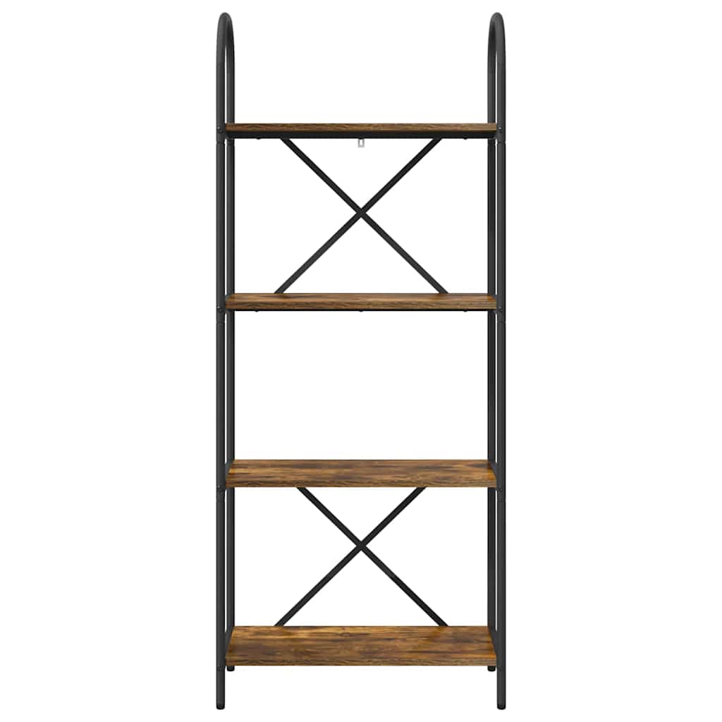 Raft pentru cărți Stejar afumat 60 x 30 x 146 cm Lemn compozit