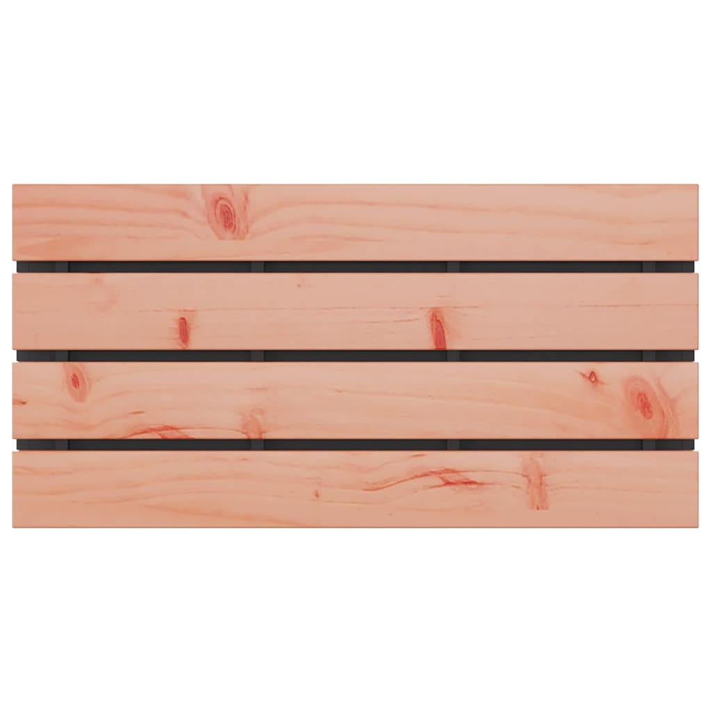 Bancă de grădină Negru 80 x 40 x 43 cm Oțel