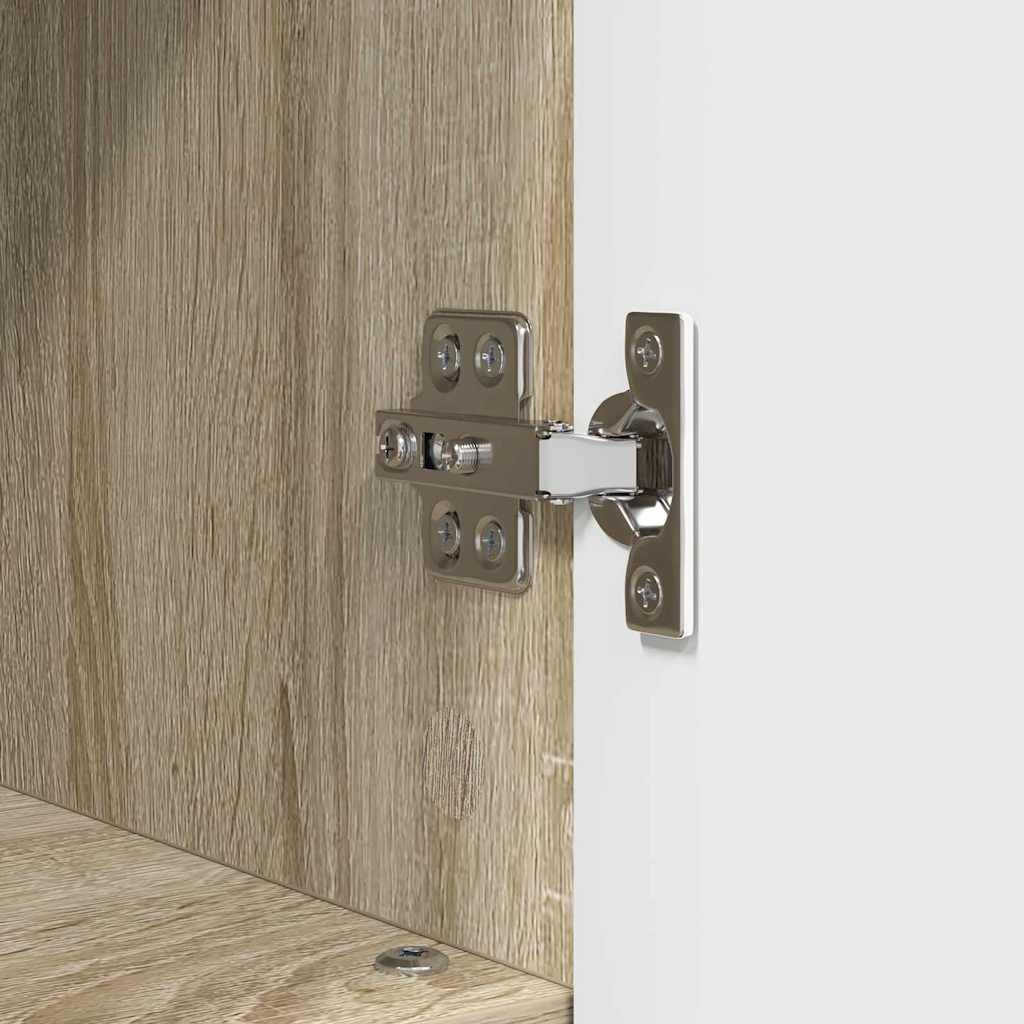 Set de mobilier pentru baie cu sertar 3 pcs Stejar Sonoma