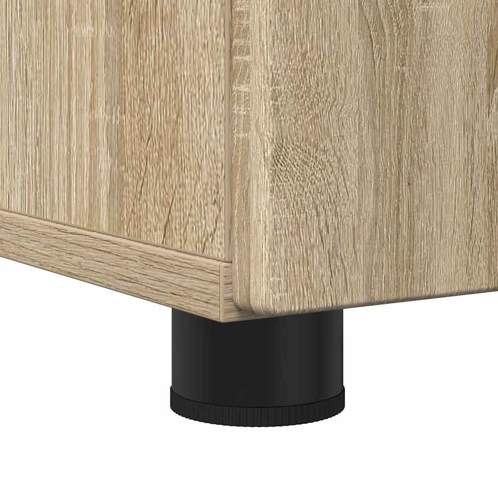 Set de mobilier pentru baie cu sertar 3 pcs Stejar Sonoma