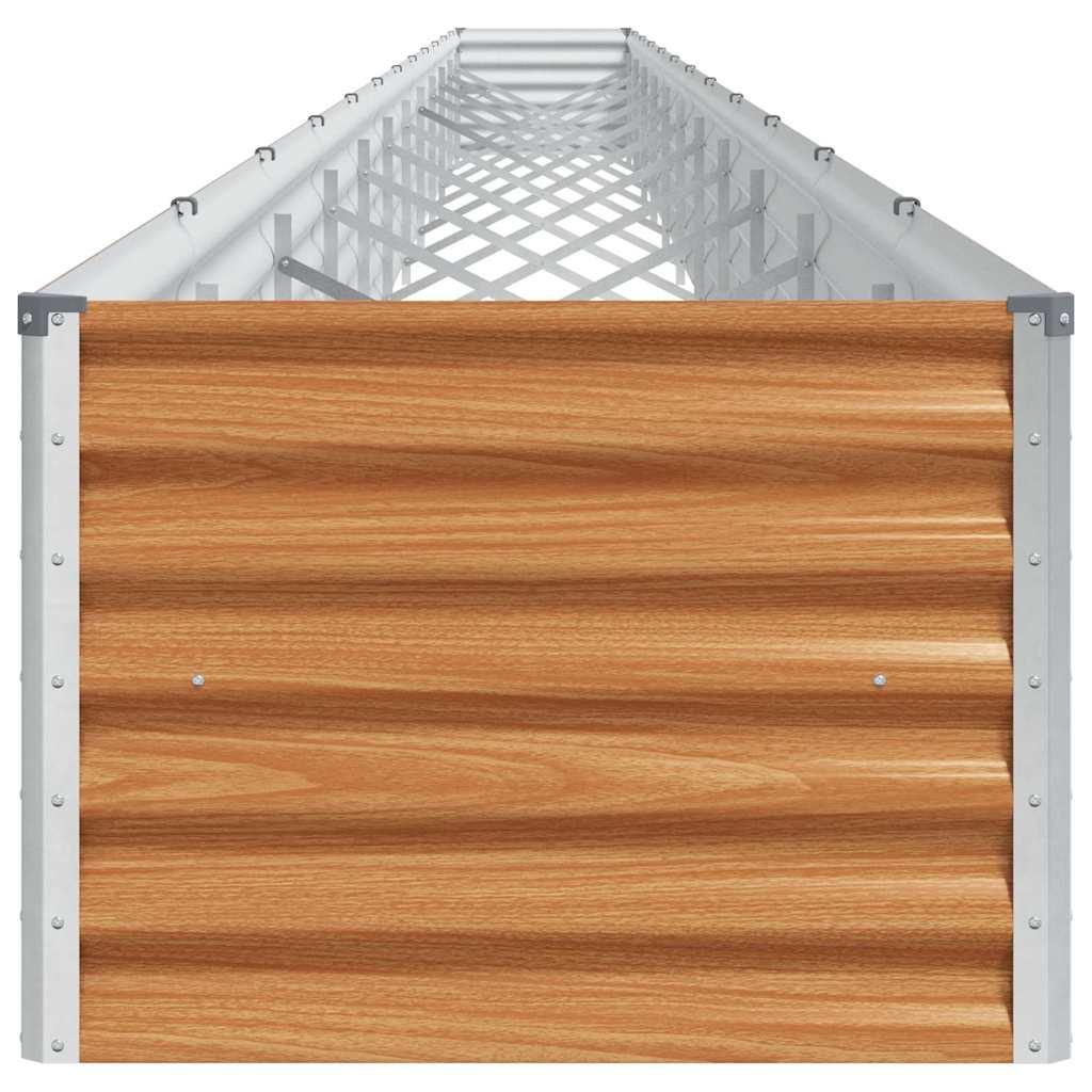 Strat înălțat de grădină 1164 x 50 x 36 cm Oțel Galvanizat