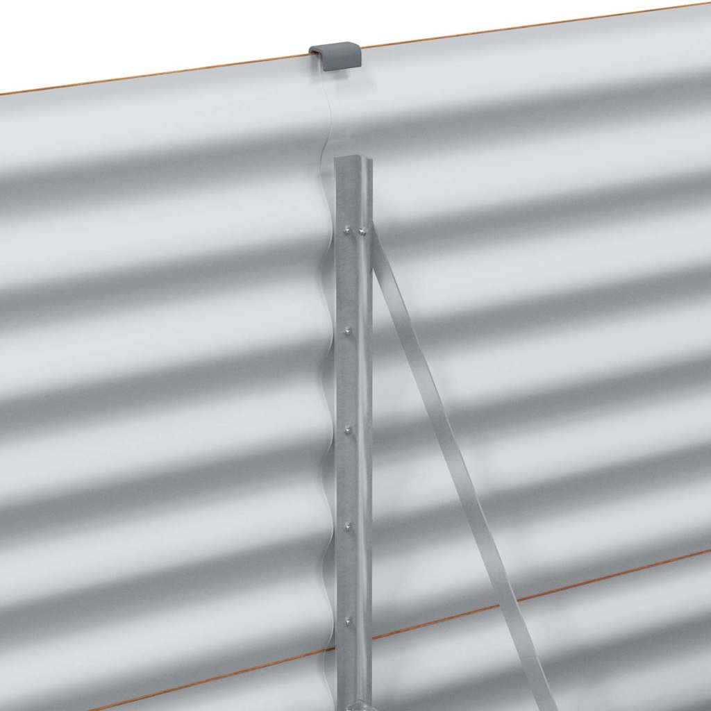 Strat înălțat de grădină 290 x 50 x 68 cm Oțel Galvanizat