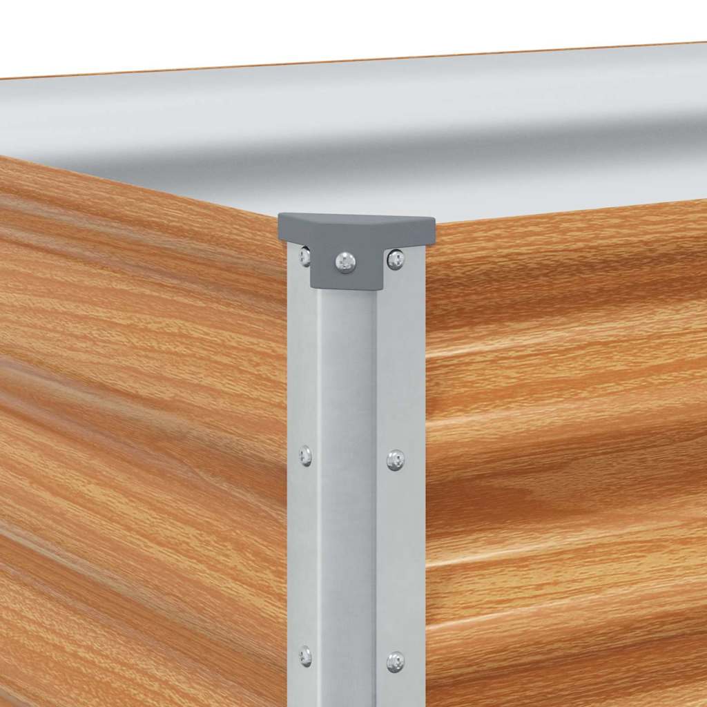 Strat înălțat de grădină 390 x 50 x 68 cm Oțel Galvanizat