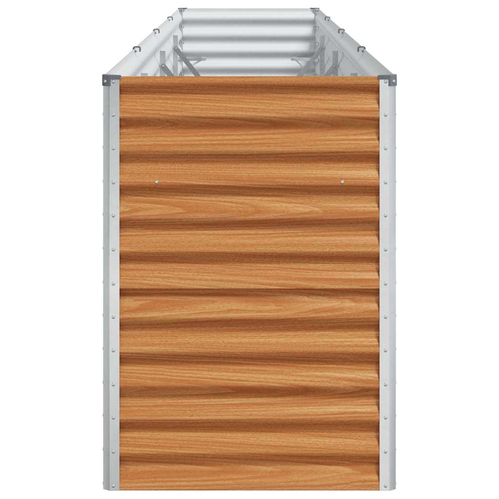 Strat înălțat de grădină 390 x 50 x 68 cm Oțel Galvanizat