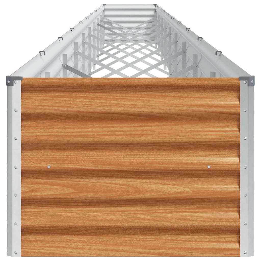 Strat înălțat de grădină 970 x 50 x 36 cm Oțel Galvanizat