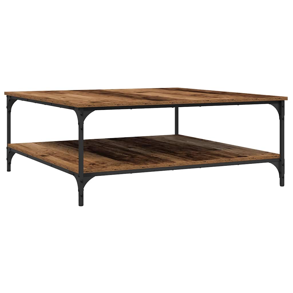 Masă de cafea Lemn vechi 100 x 100 x 40 cm Lemn compozit