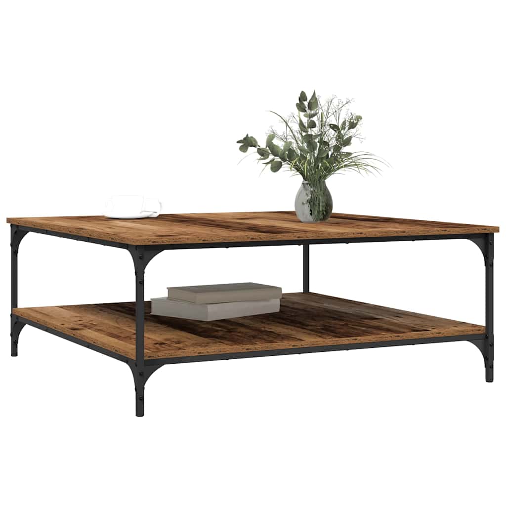 Masă de cafea Lemn vechi 100 x 100 x 40 cm Lemn compozit