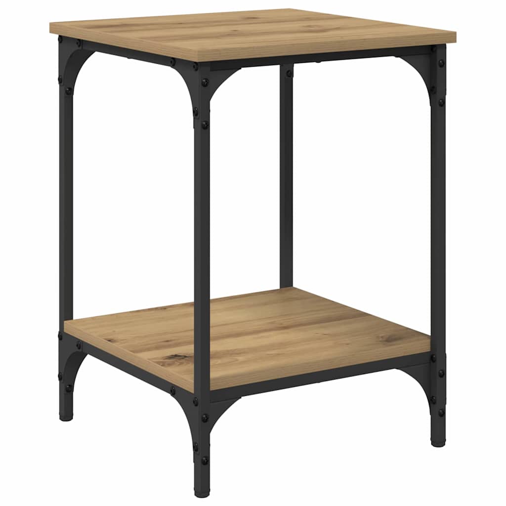 Masă de cafea Stejar Artizanal 40 x 40 x 55 cm Lemn compozit