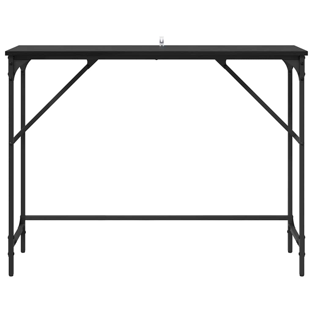 Masă de consolă Stejar Negru 100 x 32 x 75 cm Lemn compozit