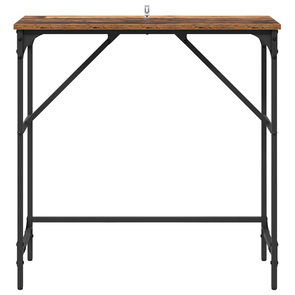 Masă de consolă Lemn vechi 75 x 32 x 75 cm Lemn compozit