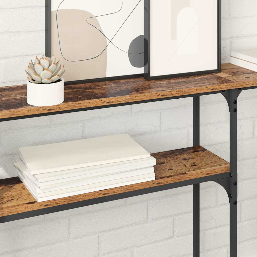 MasaConsole Lemn vechi 145x22.5x75cm Lemn compozit