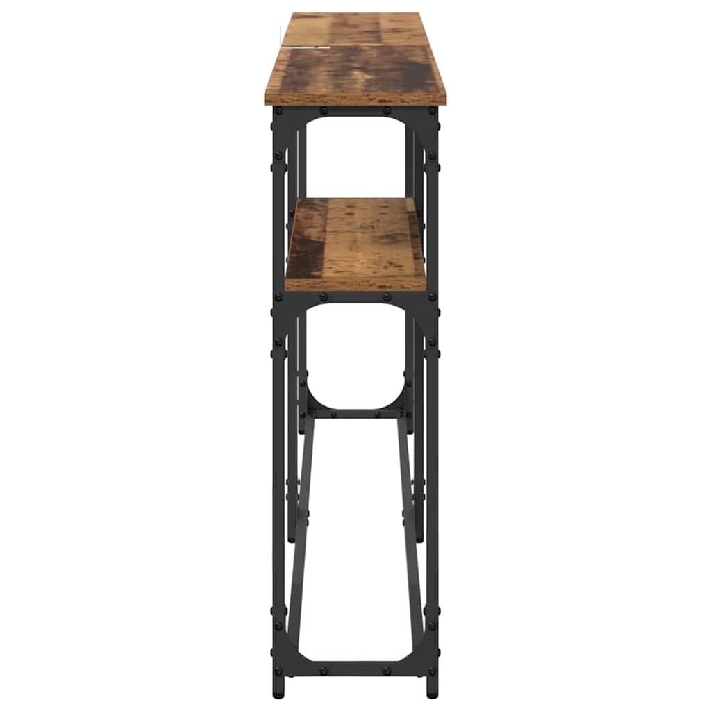 MasaConsole Lemn vechi 145x22.5x75cm Lemn compozit