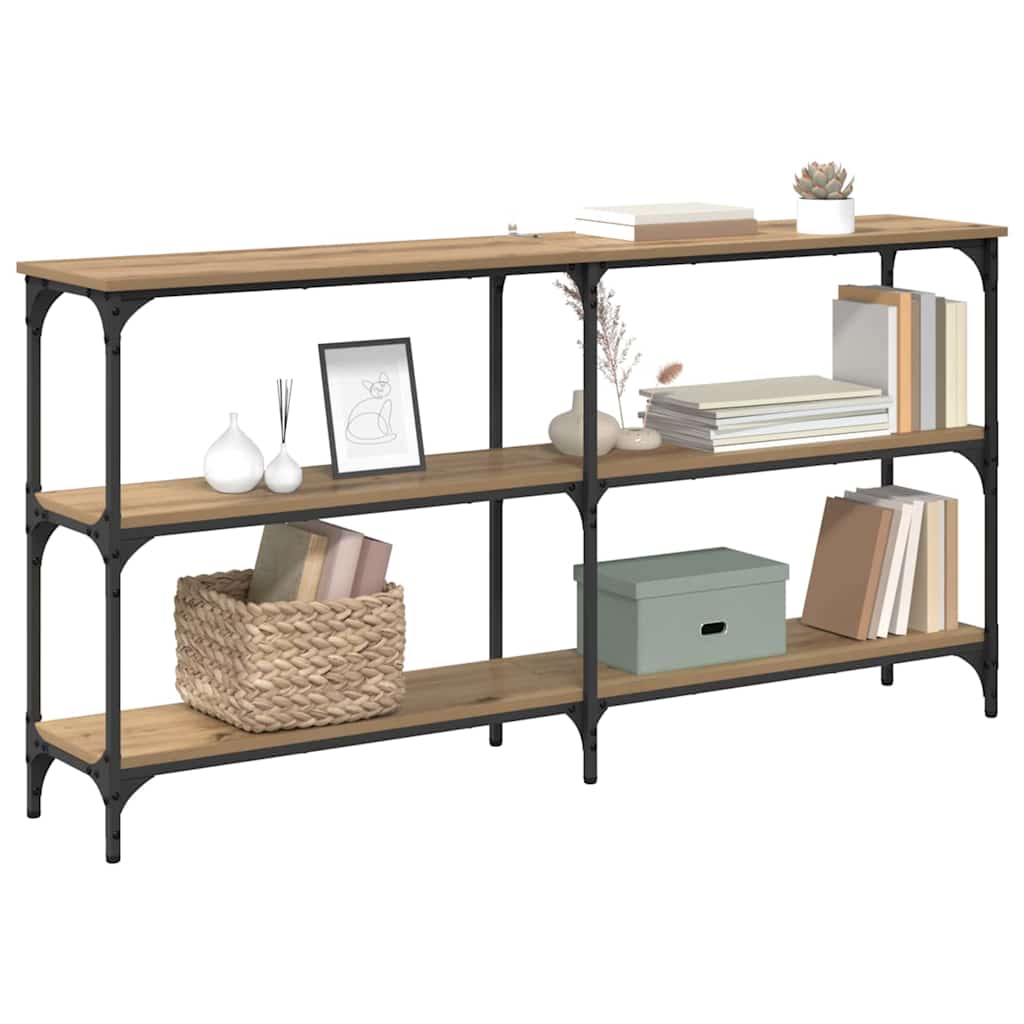 Masă de consolă Stejar Artizanal 150 x 29 x 75 cm