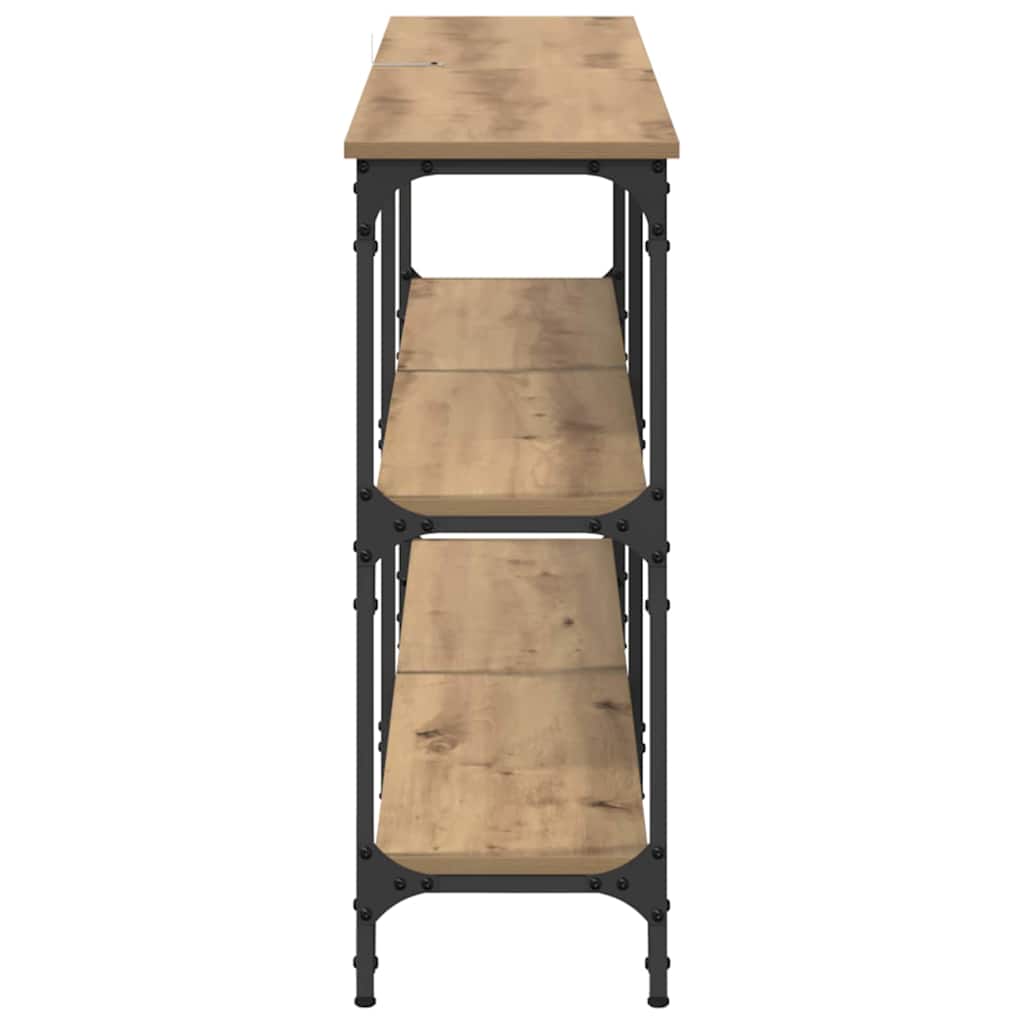 Masă de consolă Stejar Artizanal 150 x 29 x 75 cm