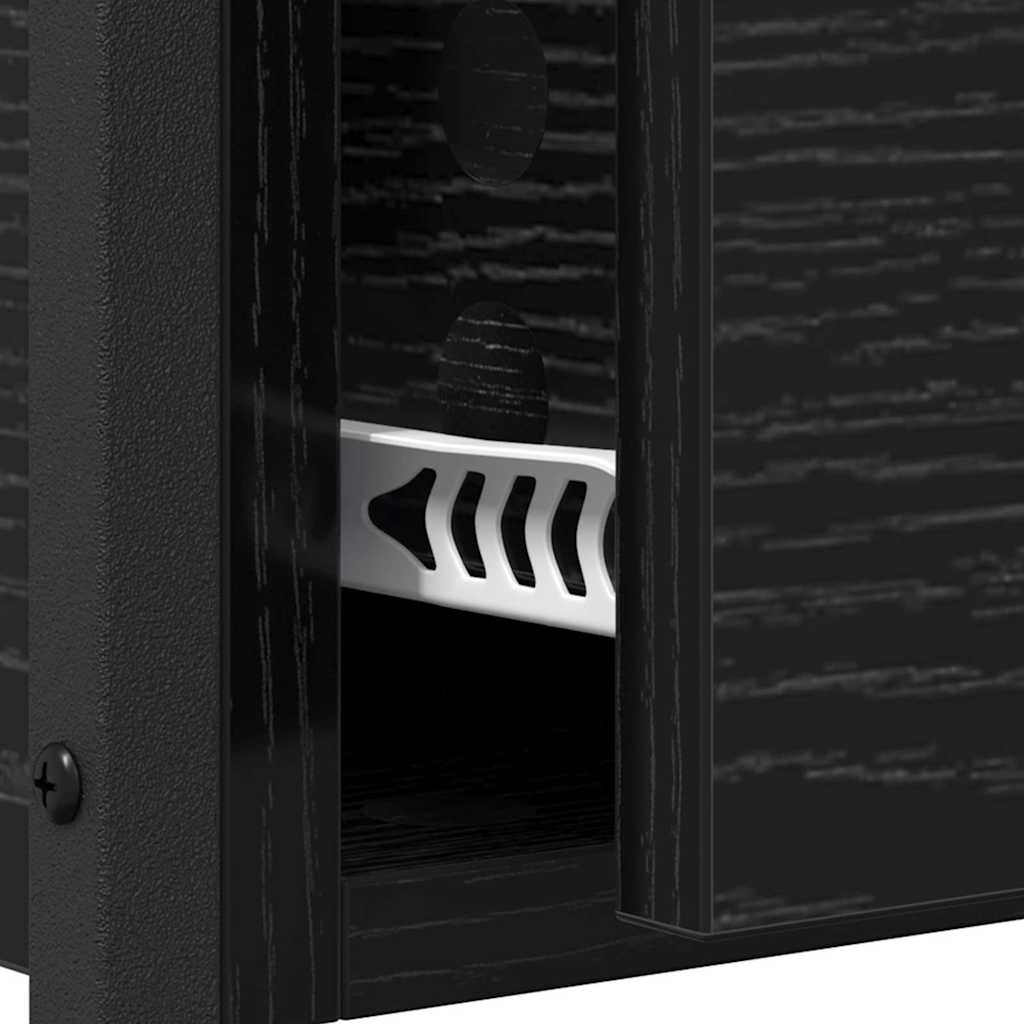 Masă de consolă Stejar Negru 100 x 40 x 75 cm Lemn compozit