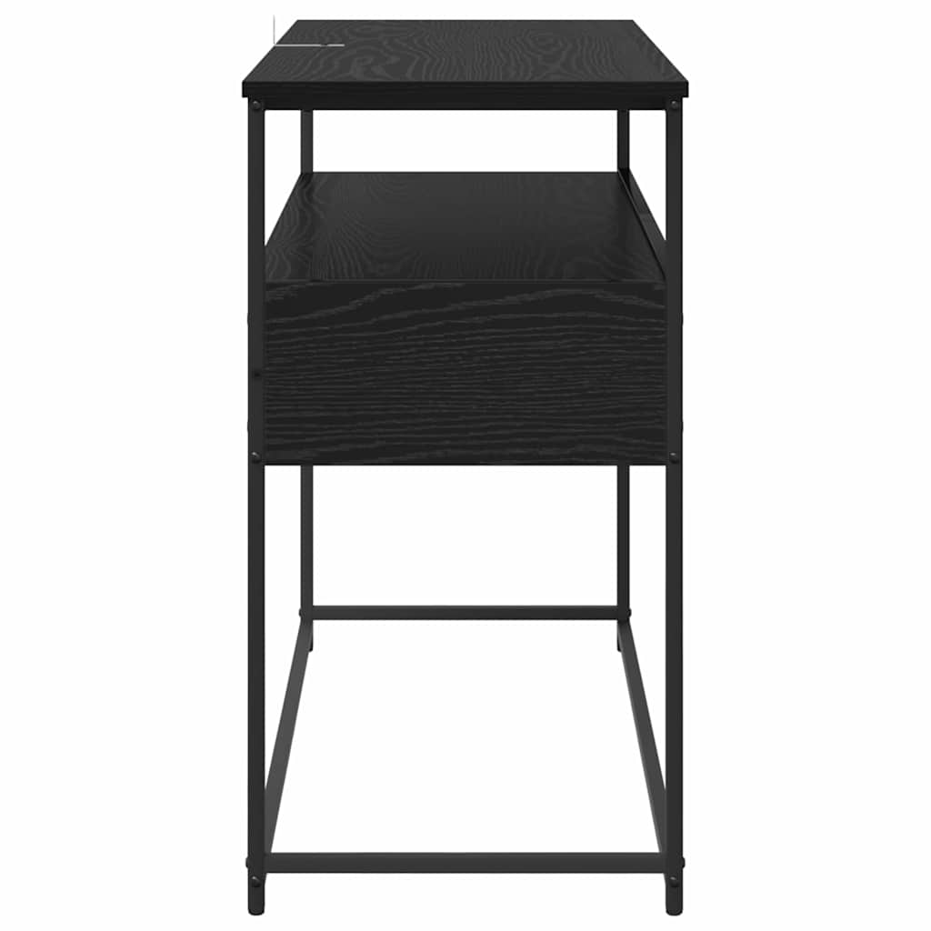 Masă de consolă Stejar Negru 100 x 40 x 75 cm Lemn compozit