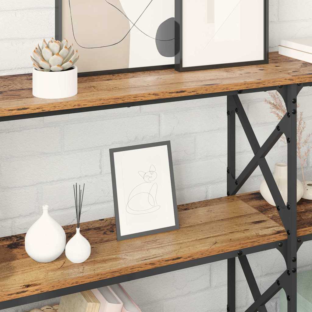 Masă de consolă Lemn vechi 156 x 28 x 80,5 cm Lemn compozit