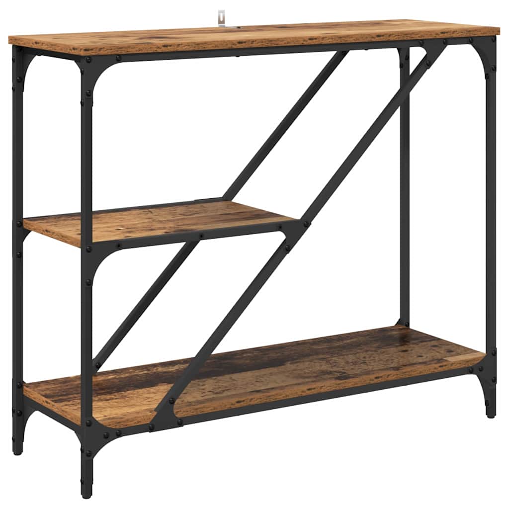 Masă de consolă Lemn Vechi 88,5 x 30 x 75 cm Lemn compozit