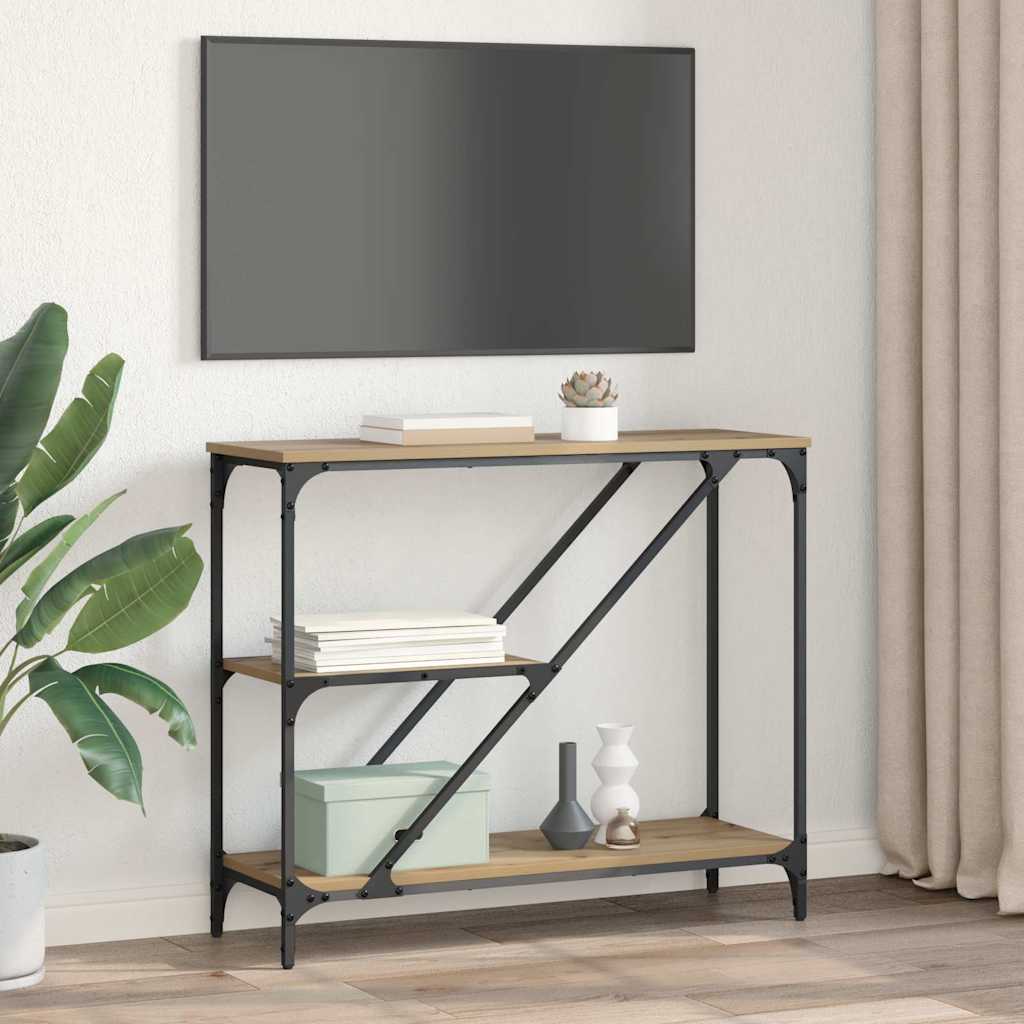 Masă de consolă Stejar Artizanal 88,5 x 30 x 75 cm