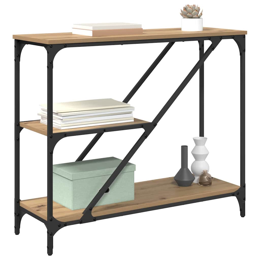 Masă de consolă Stejar Artizanal 88,5 x 30 x 75 cm