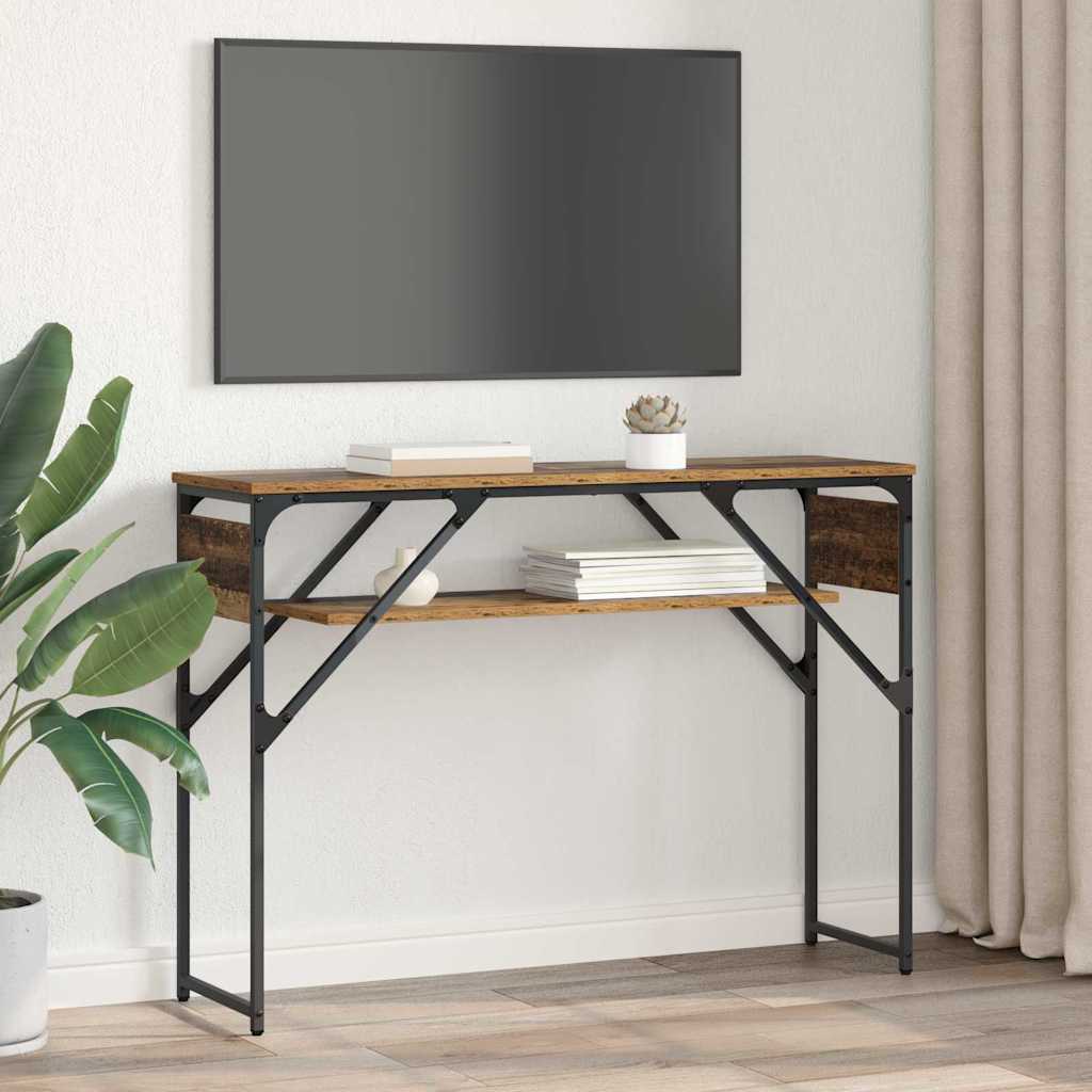 MasaConsole Lemn Vechi 105x30x75cm Lemn compozit