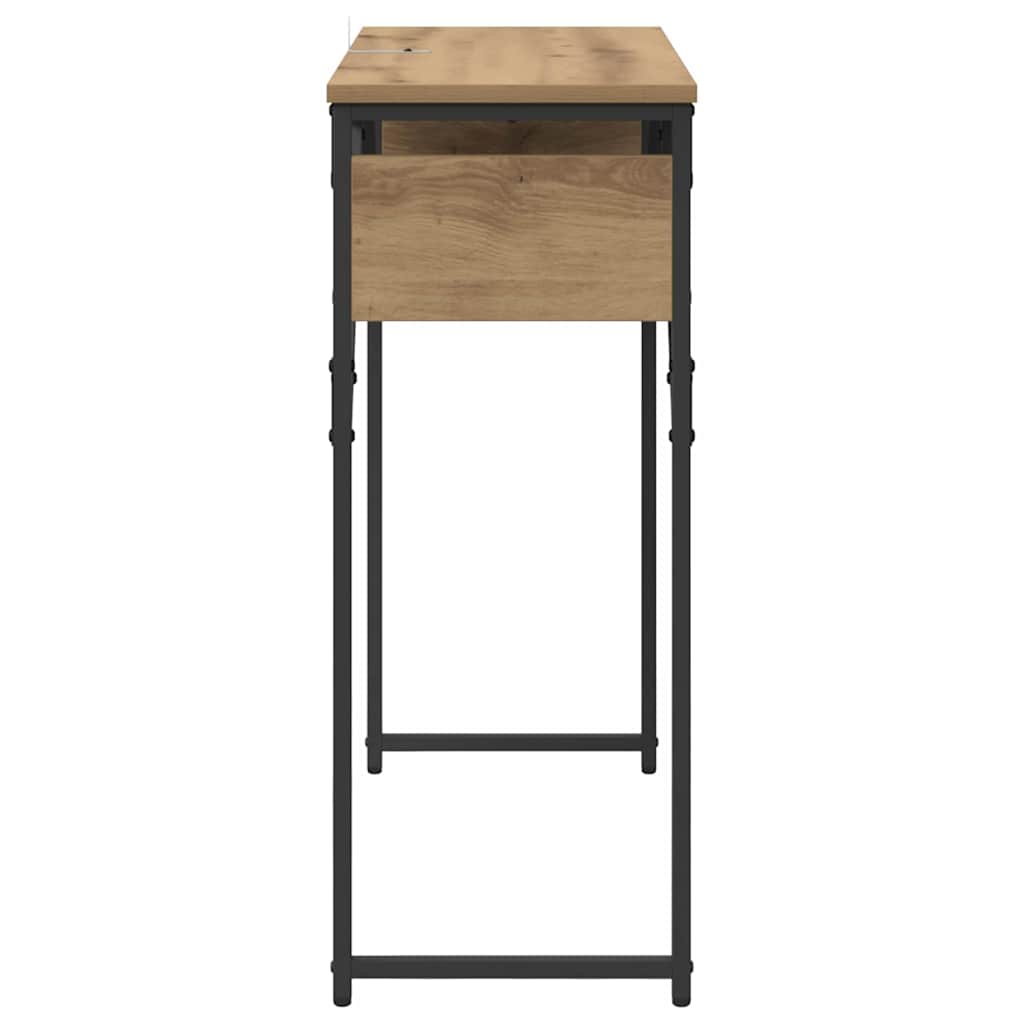 MasaConsole Stejar Artizanal 75x30x75cm Lemn compozit