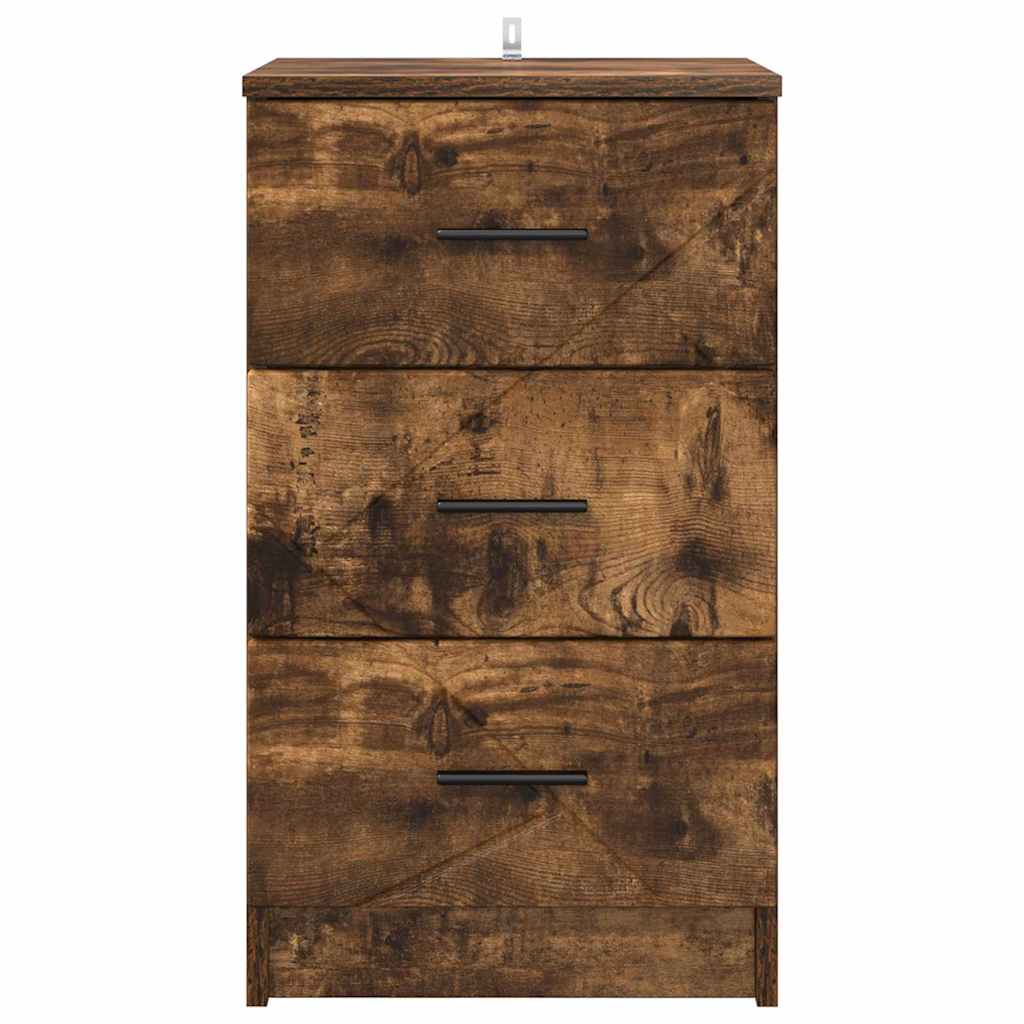 Dulap de noapte Stejar afumat 38 x 38 x 66 cm Lemn compozit