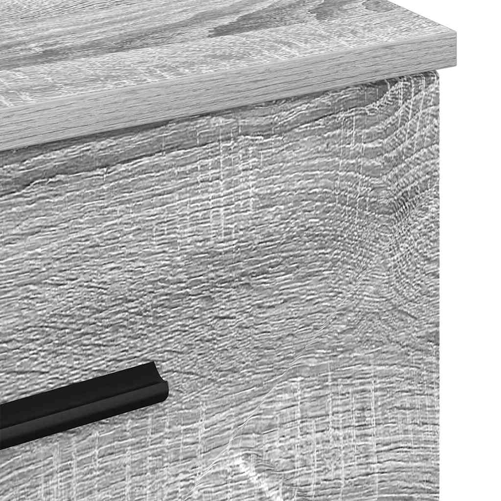 Dulap de noapte sonoma gri 38 x 38 x 66 cm Lemn compozit