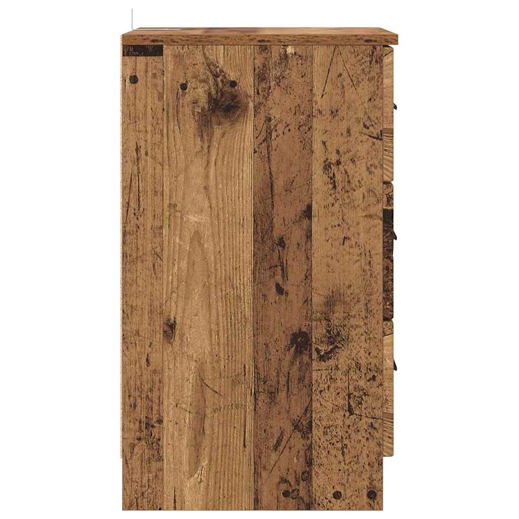 Dulap de noapte Lemn vechi 38 x 38 x 66 cm Lemn compozit