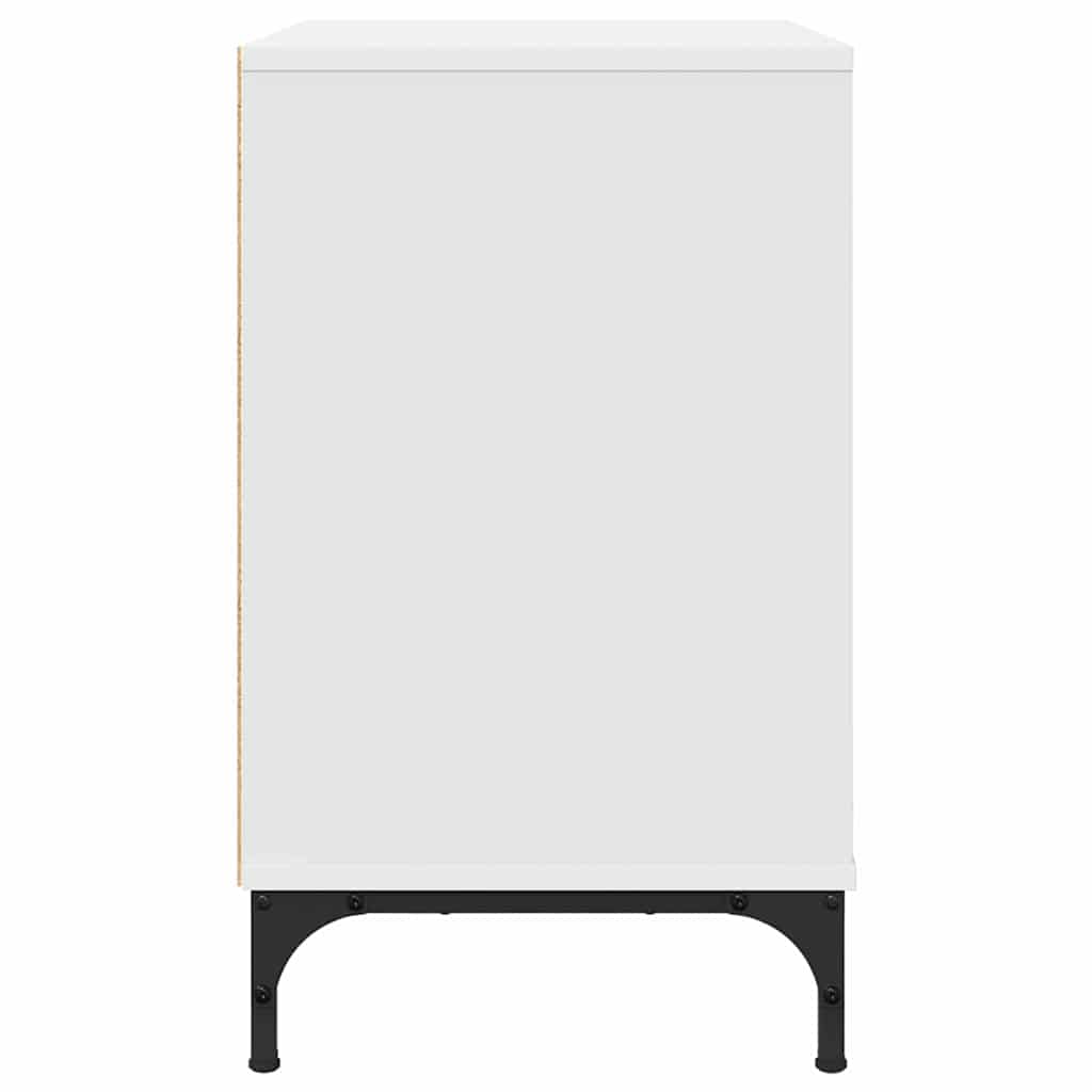 Noptieră cu sertar Alb 63.5 x 36 x 61 cm Lemn compozit