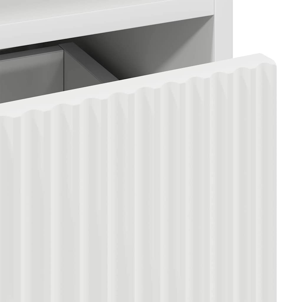 Noptieră cu sertar Alb 49 x 36 x 61 cm Lemn compozit