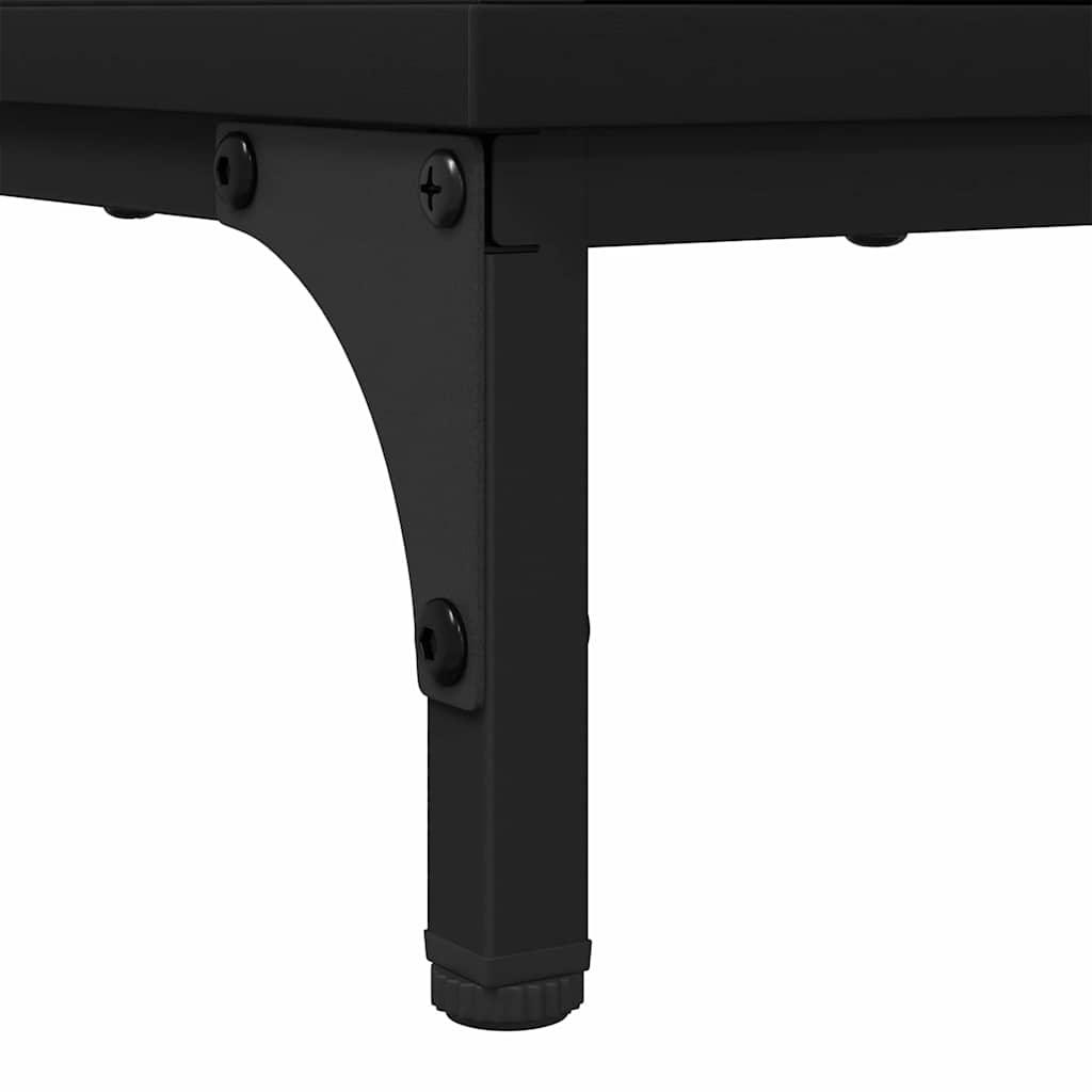 Mese de noptieră 2 pcs Negru 49 x 36 x 61 cm Lemn compozit