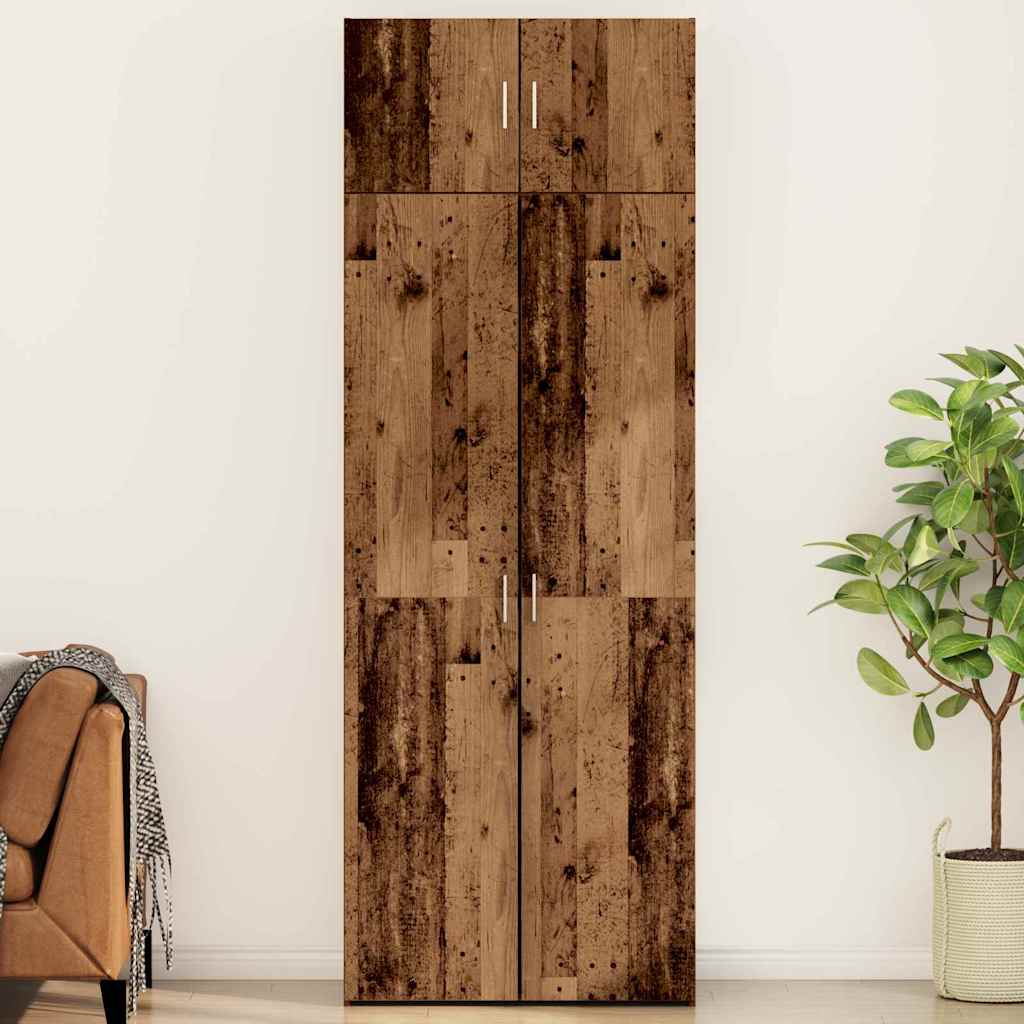 Dulap de depozitare 3 pcs Lemn vechi