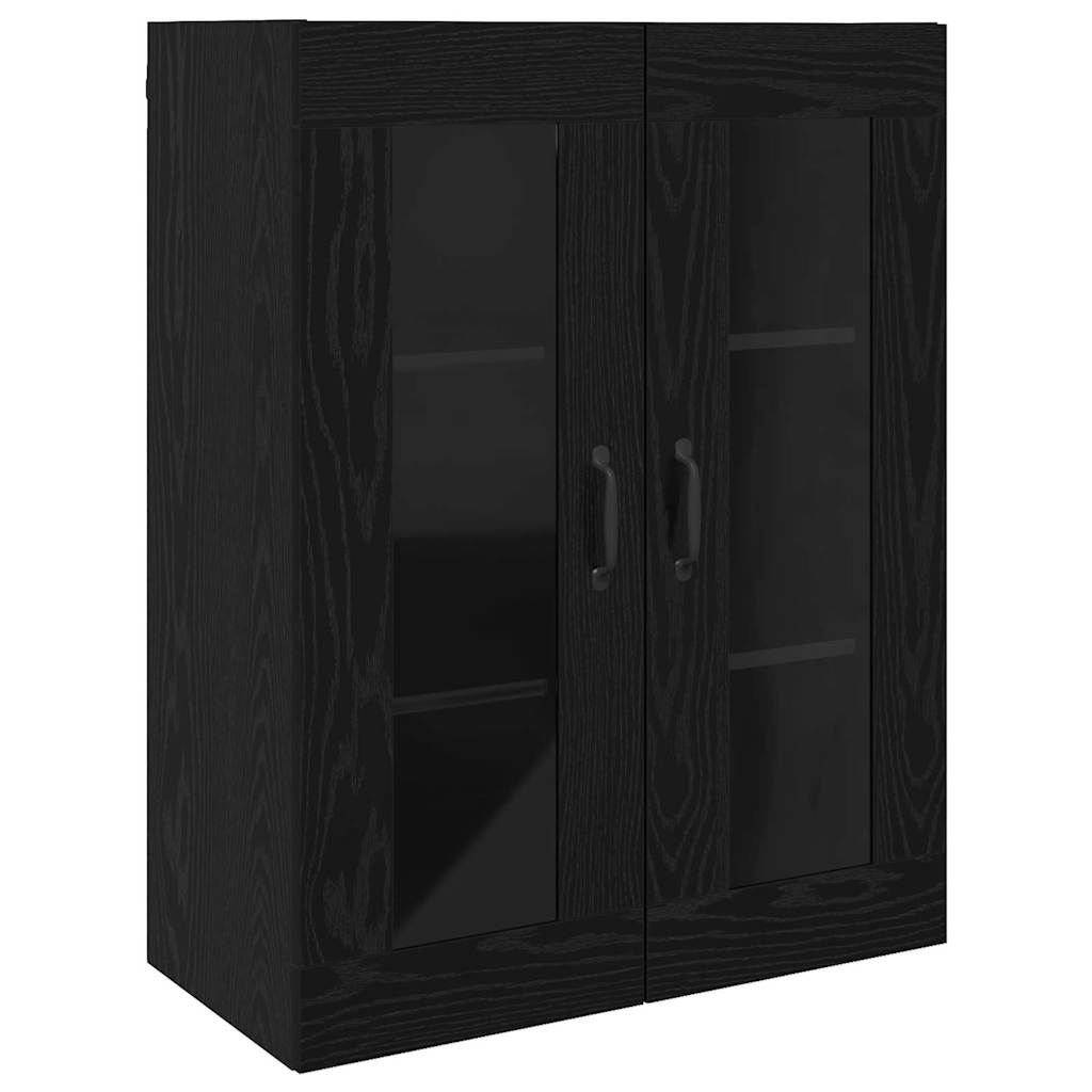 Mobilier cu Montaj pe Perete 2 pcs Stejar negru