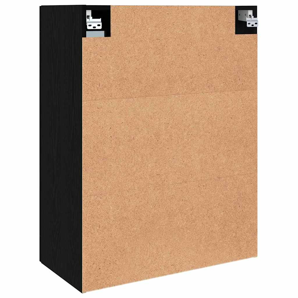 Mobilier cu Montaj pe Perete 2 pcs Stejar negru