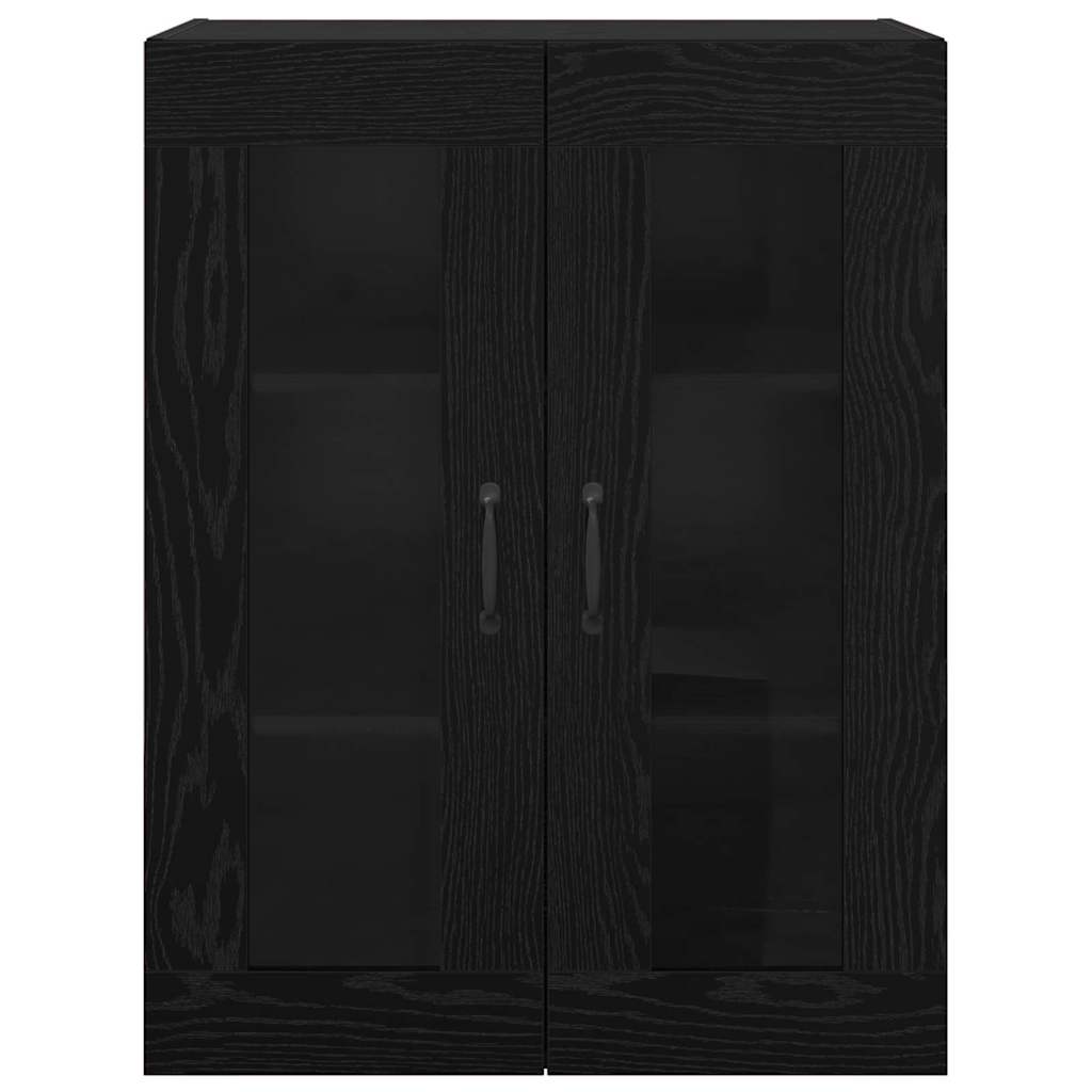 Mobilier cu Montaj pe Perete 2 pcs Stejar negru