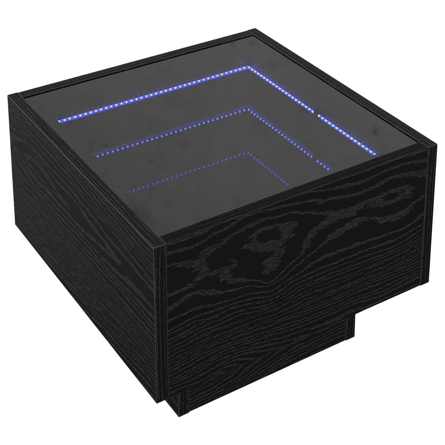 Masă de cafea Stejar Negru 40 x 40 x 30 cm Lemn compozit