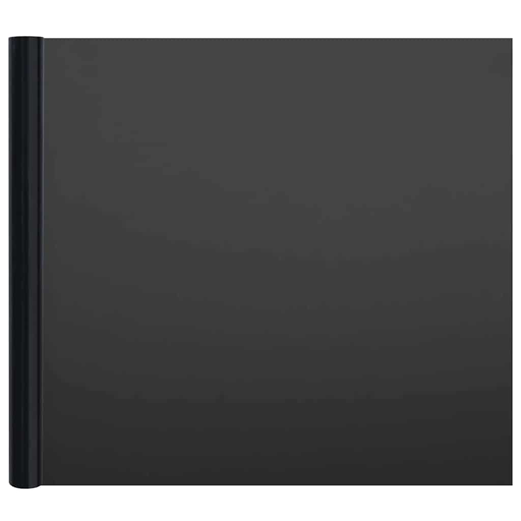 Folie pentru Fereastră Statică Negru 90 x 2000 cm PVC