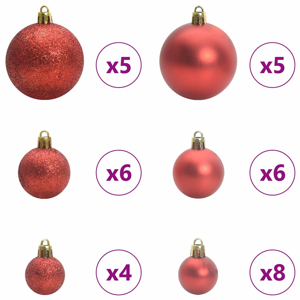 Brad de Crăciun artificial Alb 150 cm PVC și Oțel și Plastic