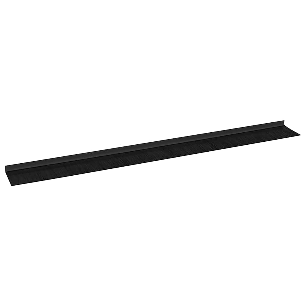 Dopuri pentru uși autoadezive 6 pcs Negru 100 cm