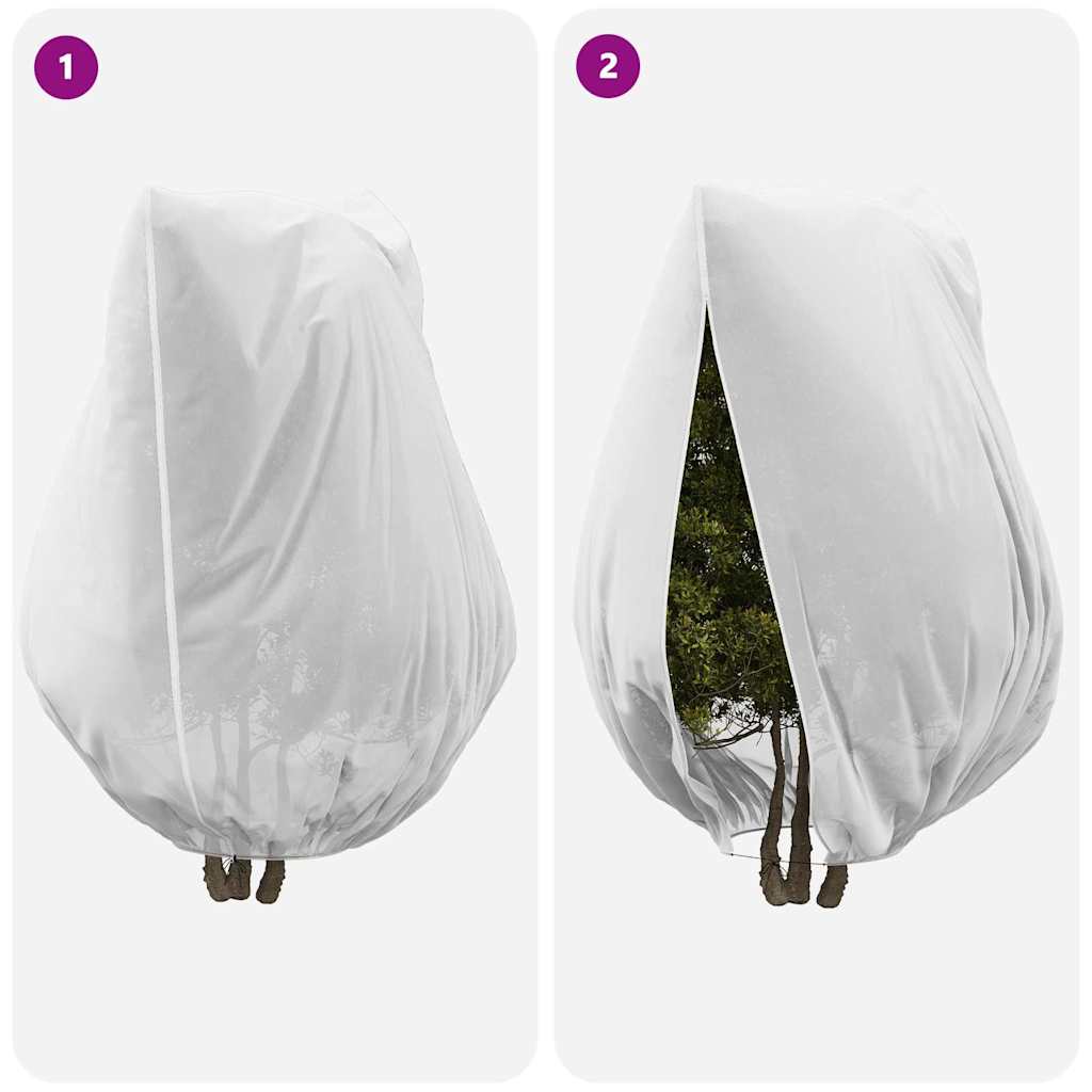 Huse din fleece pentru protecția plantelor împotriva înghețului 3 pcs